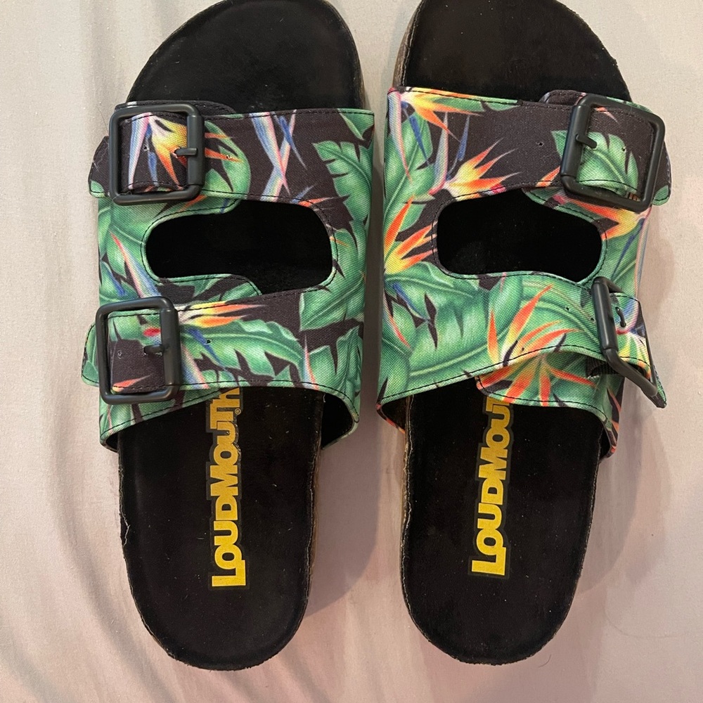 Loudmouth Bailey Slip-On Sandals, NWOT